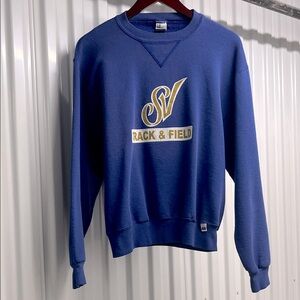 Vintage Russell Athletic‎ Crewneck Blue Men's Sweater